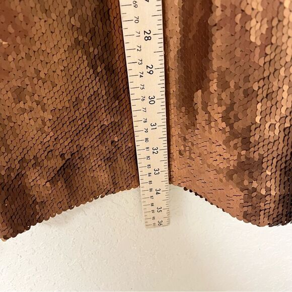 Paule Ka Paris Womens Sequin Cocktail Dress Champagne Gold Size 42 - Picture 2 of 7